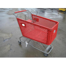 Carrito de compras de plástico